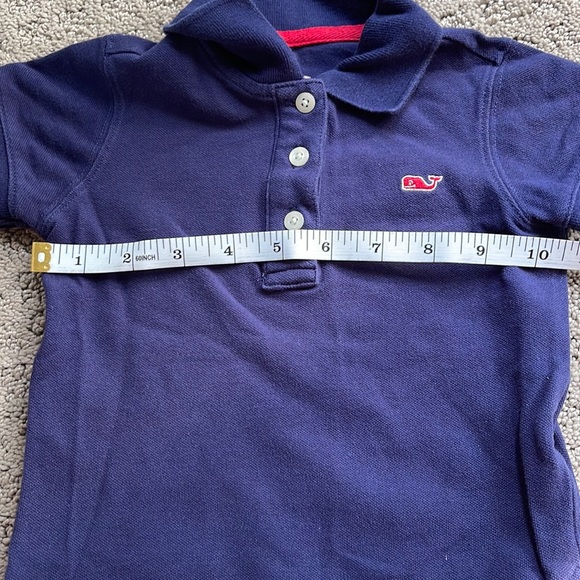 Vineyard Vines Navy Blue Youth Boys Polo - Picture 6 of 7
